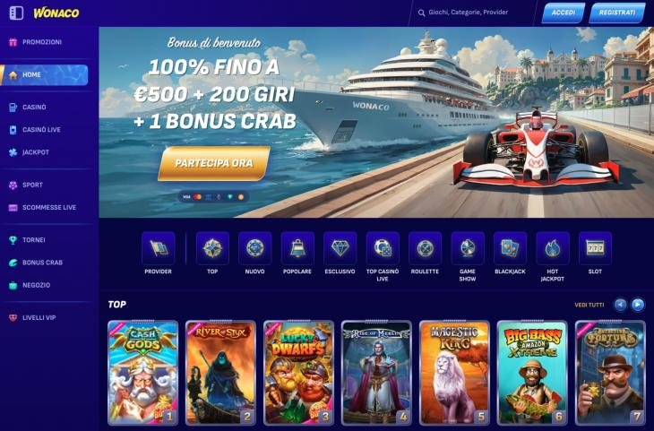 A look at wonaco slots